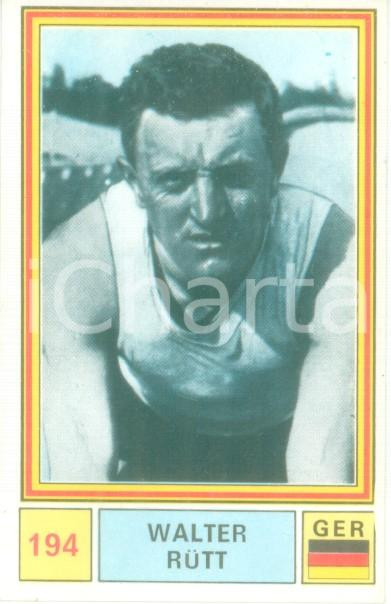 Oggetto da collezione cartaceo PANINI  SPRINT 1971 Figurina valida Walter RUTT n. 194 Ciclismo GERMANIA 1