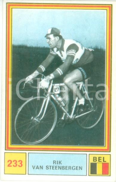 Oggetto da collezione cartaceo PANINI  SPRINT 1971 Figurina valida Rik VAN STEENBERGEN n 233 Ciclismo GERMANIA 1