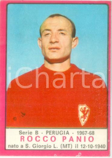 Oggetto da collezione cartaceo PANINI  CALCIATORI 19671968 Figurina valida Rocco PANIO Serie B PERUGIA 1