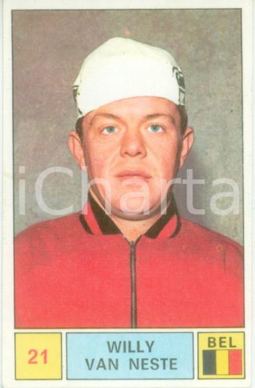 Oggetto da collezione cartaceo PANINI SPRINT 1971 Figurina Willy VAN NESTE n. 21 Ciclismo BELGIO 1