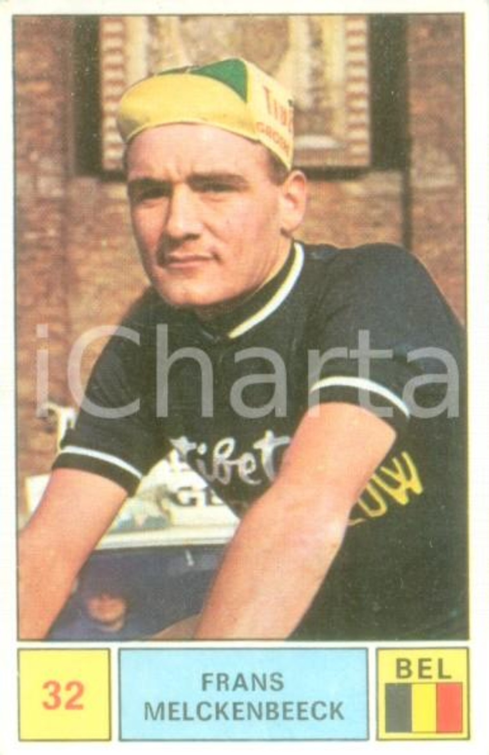 Oggetto da collezione cartaceo PANINI  SPRINT 1971 Figurina Frans MELCKENBEECK n. 32 Ciclismo BELGIO 1