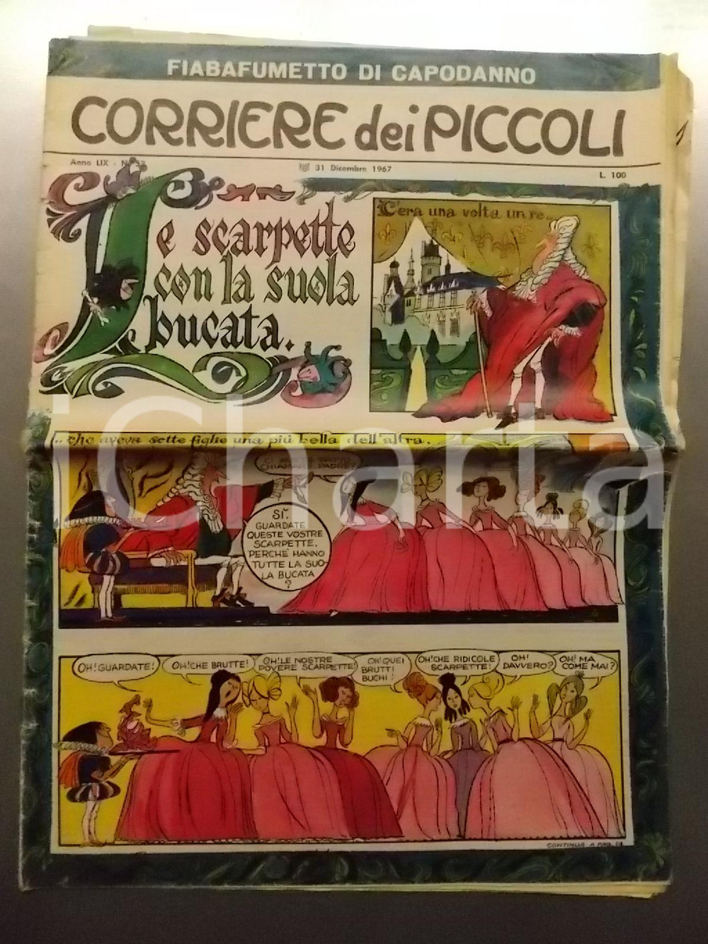Giornale, rivista storica 1967 CORRIERE DEI PICCOLI  FIABAFUMETTO  PubblicitÃ  CAMPARI Rivista ILLUSTRATA 1