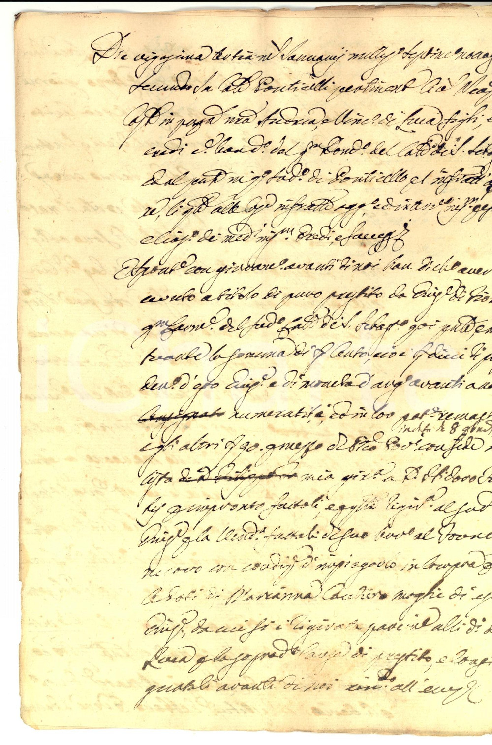 Documento originale, autentico 1792 NAPOLI Prestito di Giuseppe DI FIORE ad Andrea e Vincenzo DI LUCA fratelli 1