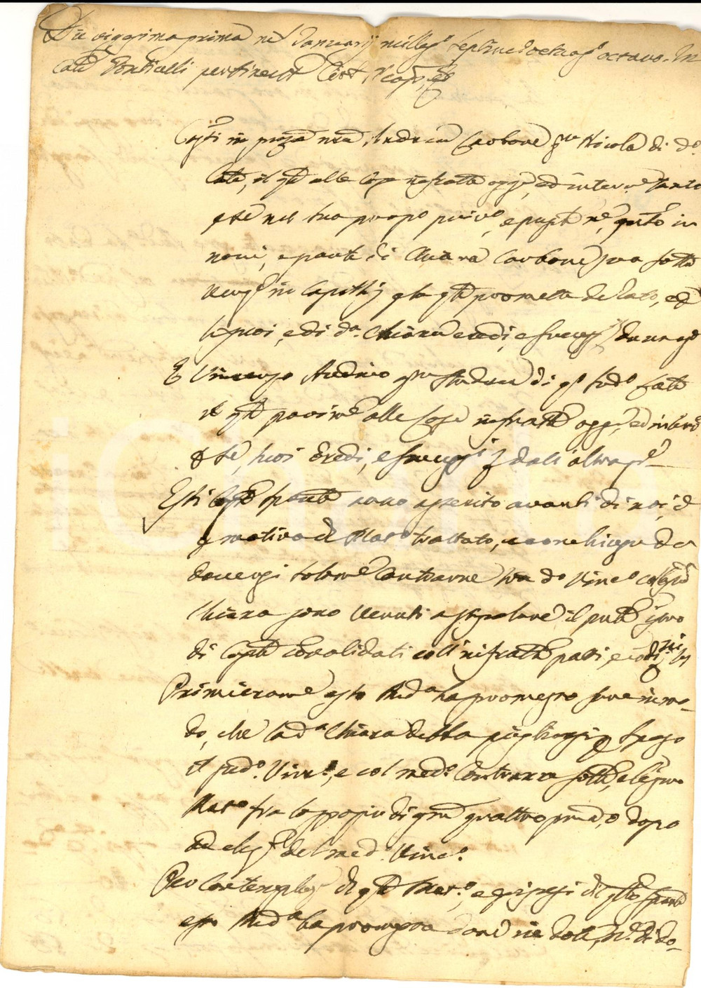 Documento originale, autentico 1788 NAPOLI PONTICELLI Contratto di matrimonio e dote di Chiara CARBONE 1