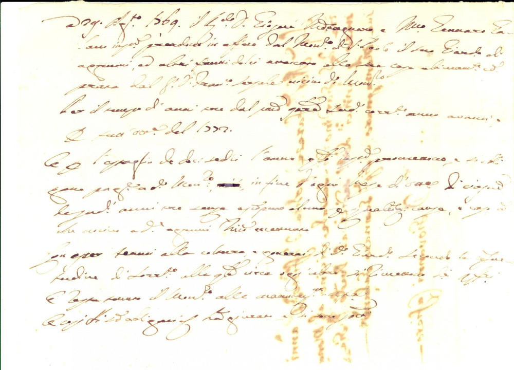Documento originale, autentico 1769 PIANO DI SORRENTO NA Monache di SAN PAOLO affittano agrumeto a GOLANO 1