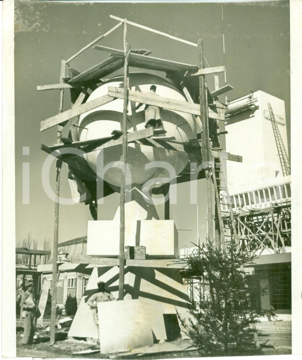 Fotografia d epoca originale 1936 MILANO Costruzione padiglioni Fiera Campionaria Fotografia 1