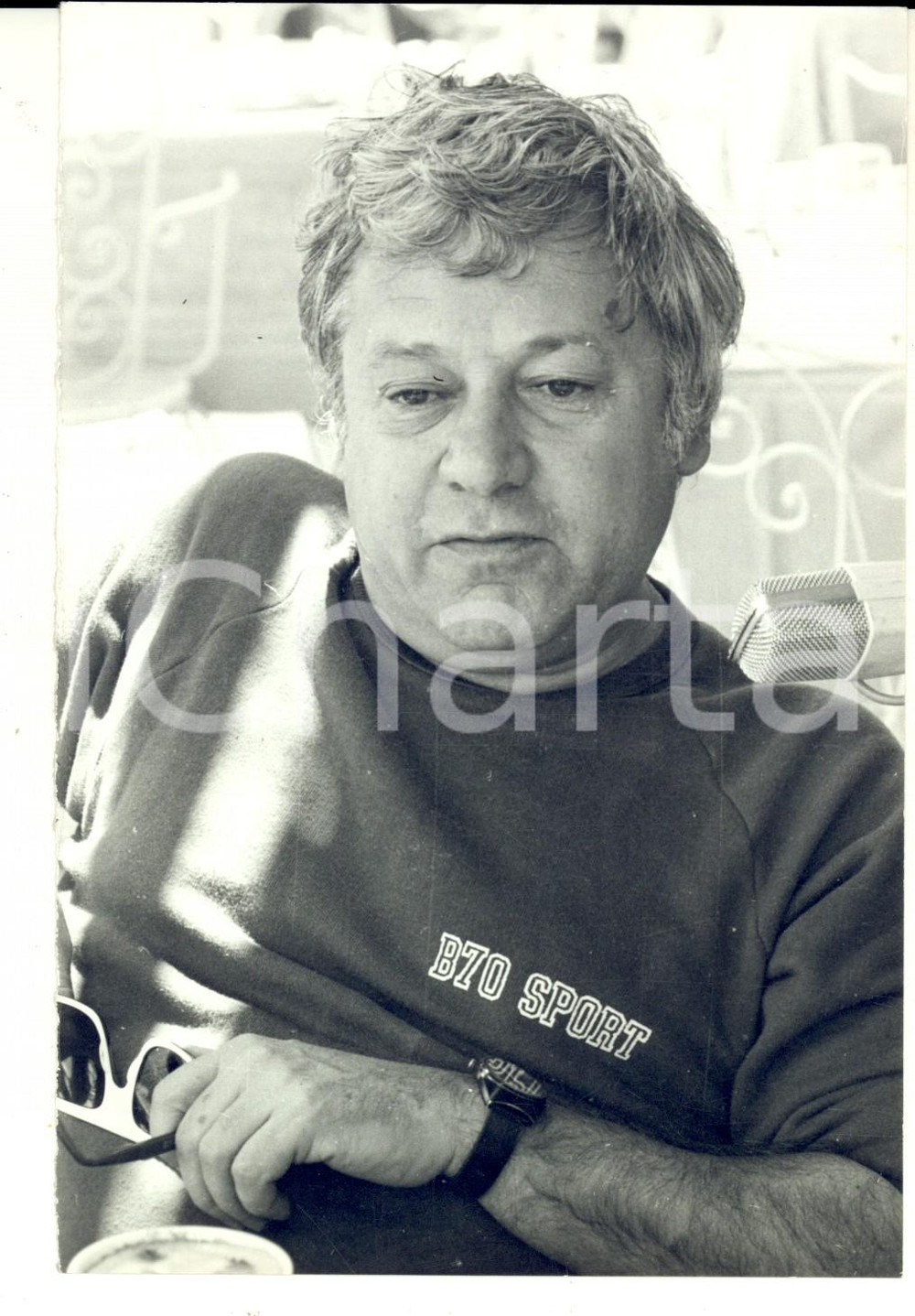 Fotografia d epoca originale 1970 ca CINEMA Ritratto dell attore Paolo VILLAGGIO Foto 12x18 cm 1