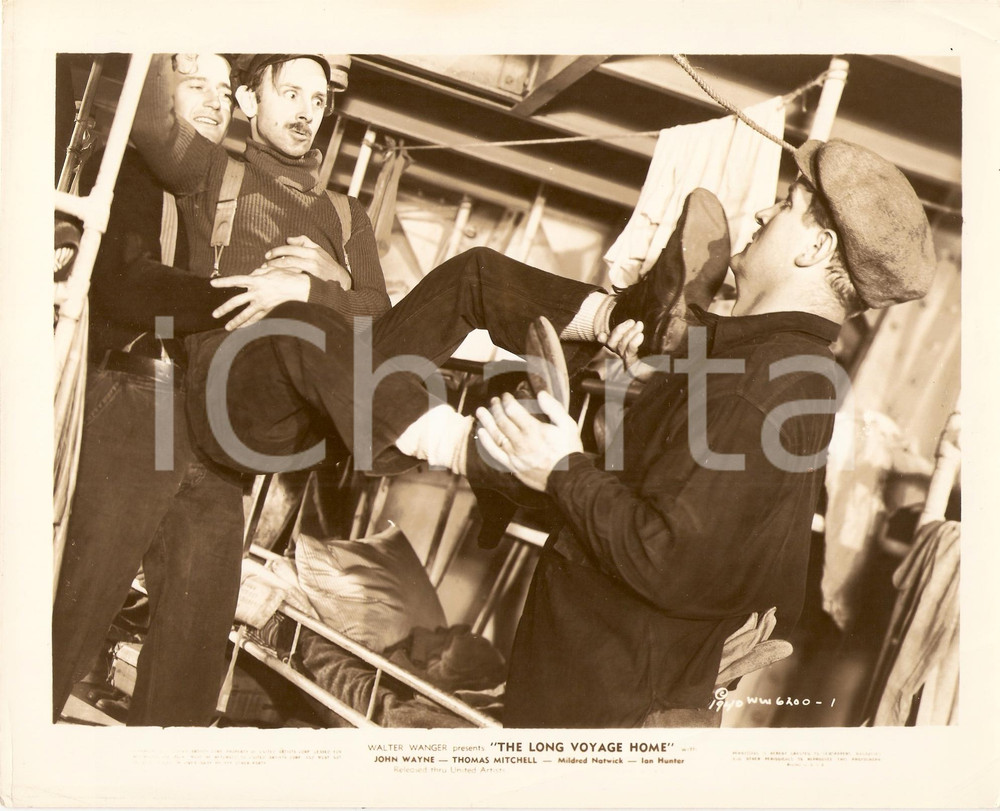 Fotografia d epoca originale 1940 LONG VOYAGE HOME John WAYNE John QUALEN Movie by John FORD PHOTO reprint 1