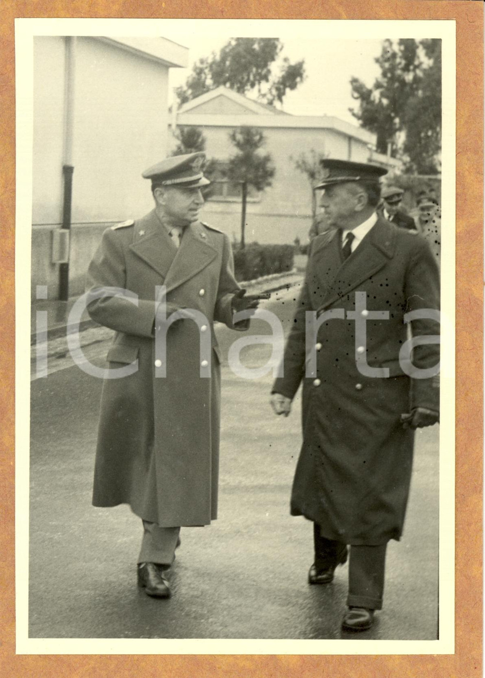 Fotografia d epoca originale 1955 BORGO PIAVE LT Domenico FORNARA Generale  Centro DAT Foto su cartoncino 1