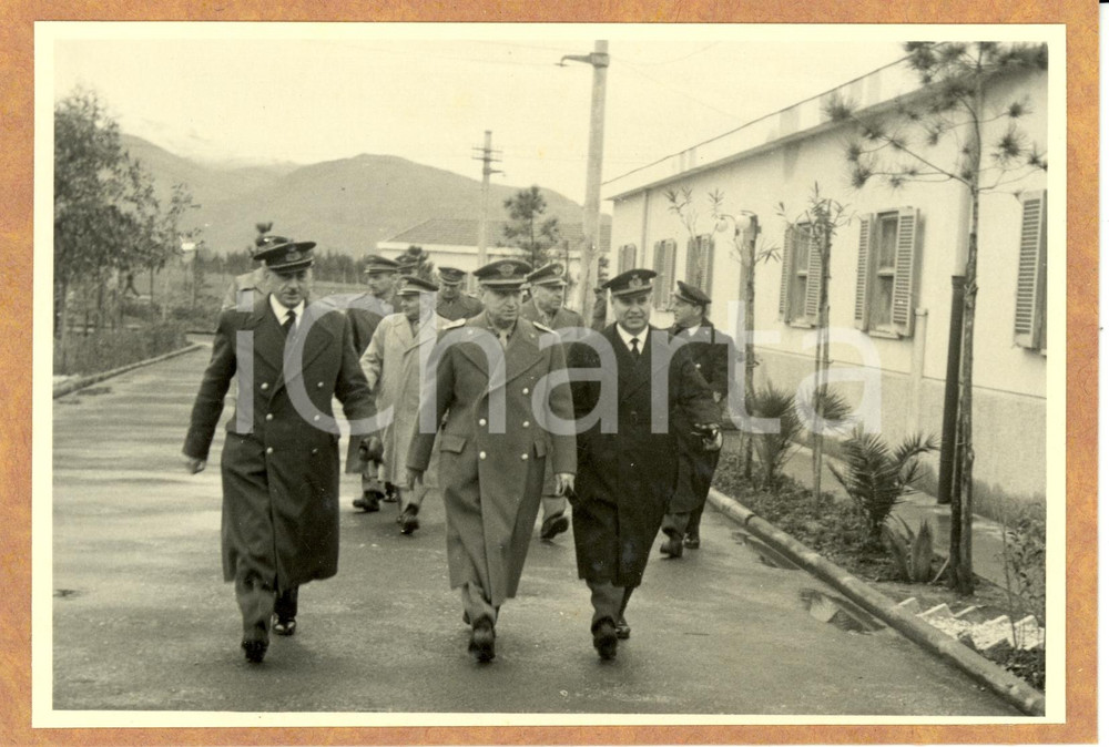 Fotografia d epoca originale 1955 BORGO PIAVE LT Domenico FORNARA al Centro Difesa Aerea Territoriale Foto 1
