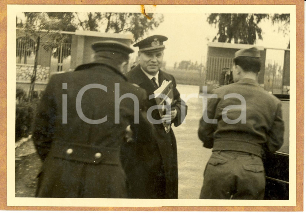 Fotografia d epoca originale 1955 BORGO PIAVE LT Centro Difesa Aerea Territoriale  Visite in corso Foto 1