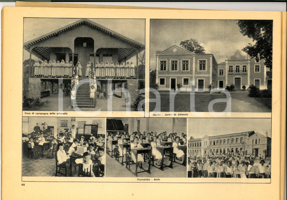 Oggetto da collezione cartaceo 1930 ca SIENA Madre Savina PETRILLI Opere SORELLE DEI POVERI ILLUSTRATO 1