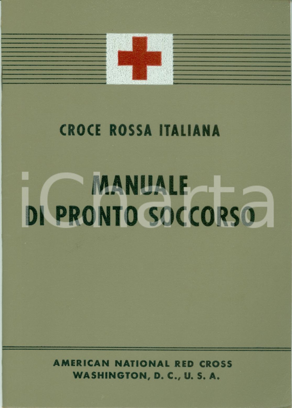 Libro, pubblicazione d epoca 1951 CROCE ROSSA ITALIANA Manuale di pronto soccorso per Juniores ILLUSTRATO 1