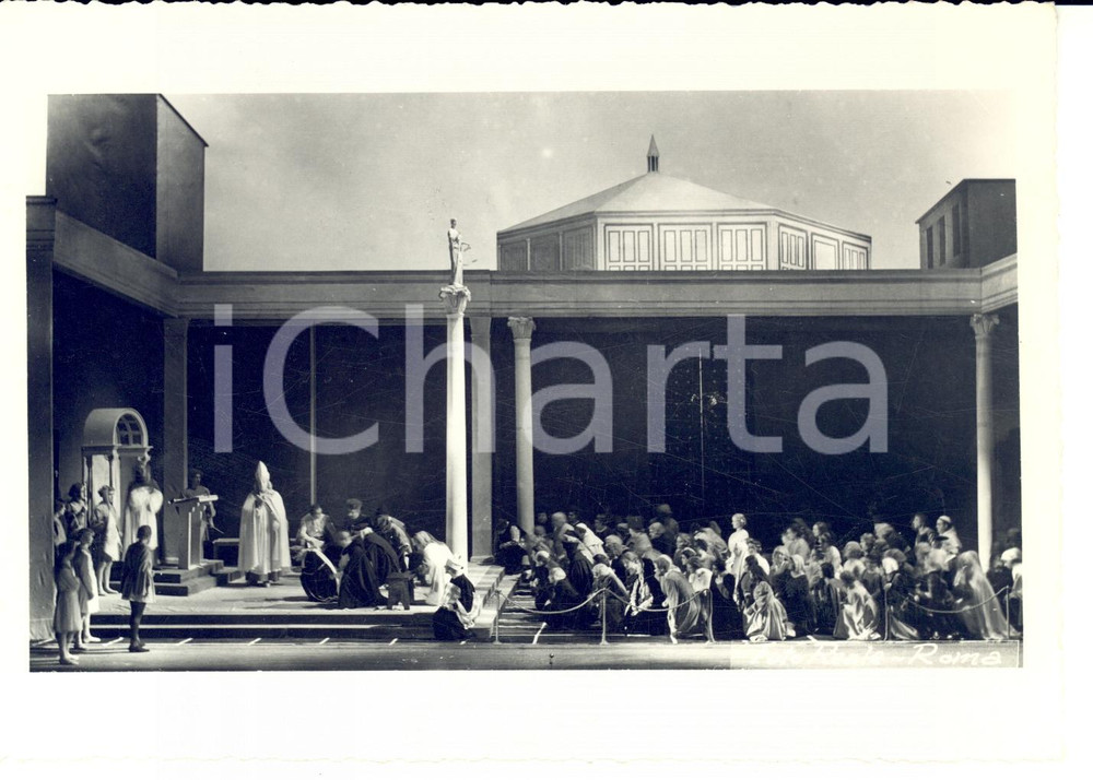 Fotografia d epoca originale 1937 ROMA TEATRO DELL OPERA  Ginevra degli Almieri  Allestimento QUARONI FURIGA 1