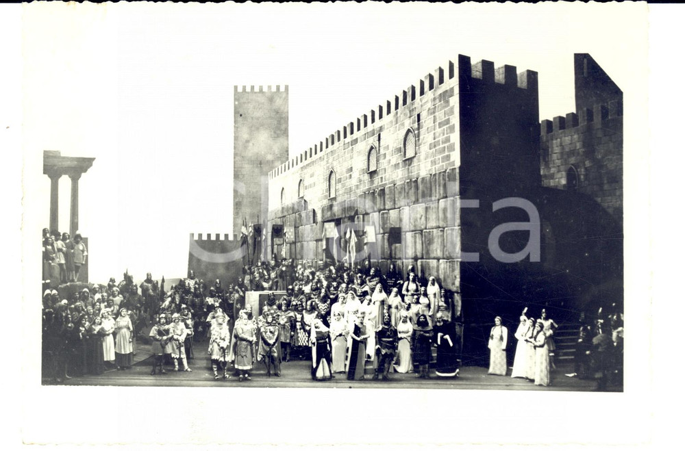 Fotografia d epoca originale 1935 ROMA TEATRO DELL OPERA  Il pirata  Allestimento Cipriano Efisio OPPO Foto 1
