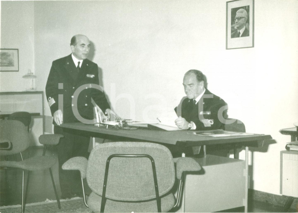 Fotografia d epoca originale 1972 LA SPEZIA MARICESCOS Col. Agostino BERTI nuovo Direttore Fotografia 1