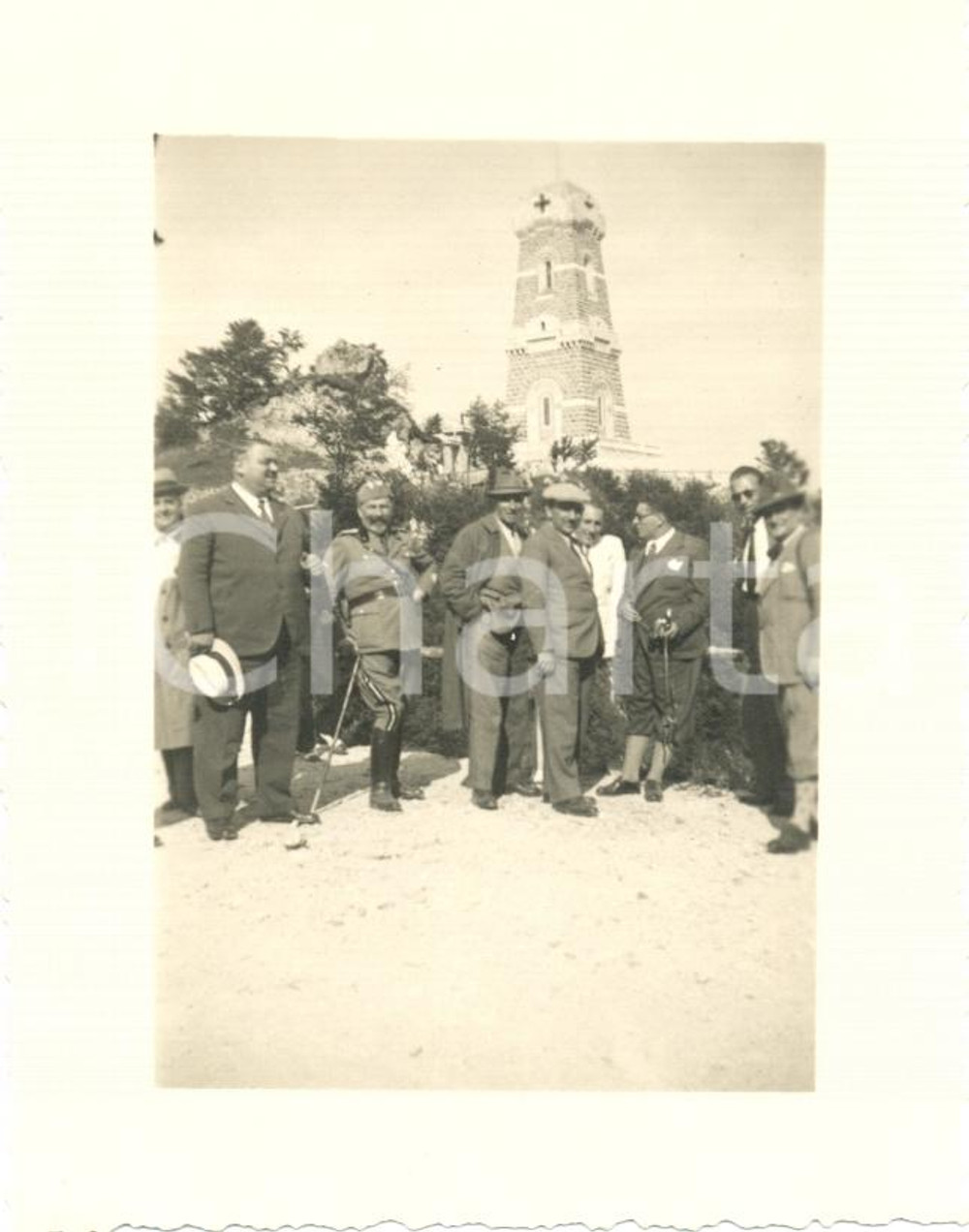 Fotografia d epoca originale 1936 BASSANO DEL GRAPPA Raduno 31Â° Reggimento Artiglieria foto gruppo ufficiali 1