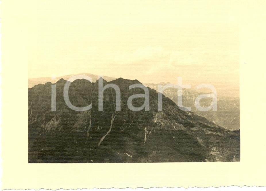 Fotografia d epoca originale 1936 BASSANO DEL GRAPPA VI Raduno 31Â° Reggimento Artiglieria veduta MONTE GRAPPA 1