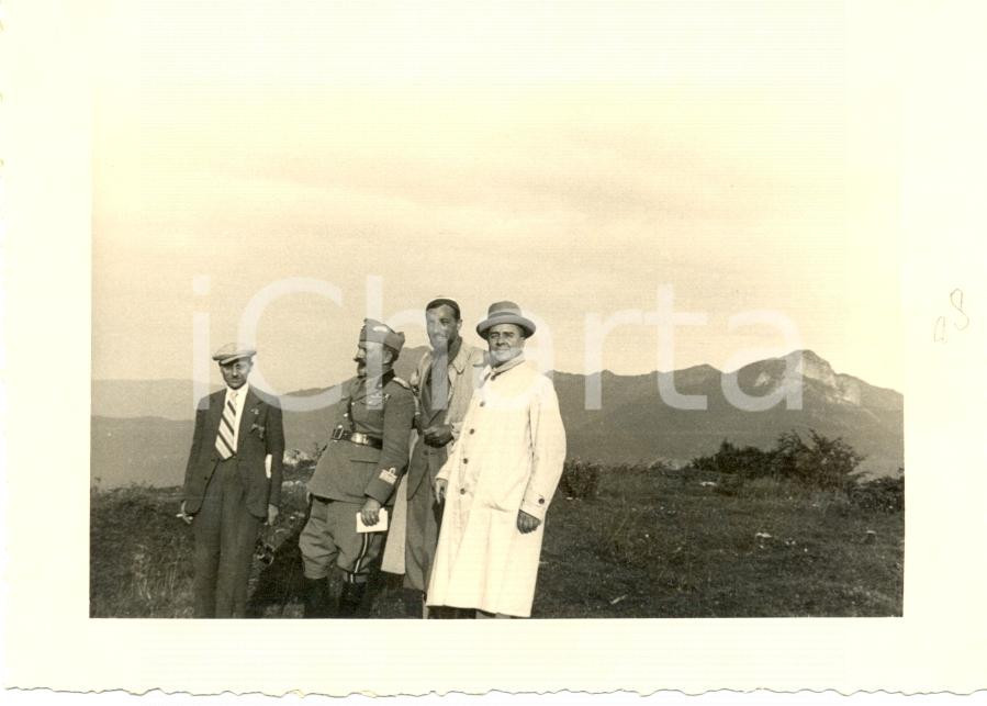 Fotografia d epoca originale 1936 BASSANO DEL GRAPPA Raduno 31Â° Reggimento Artiglieria Generale con ufficiali 1