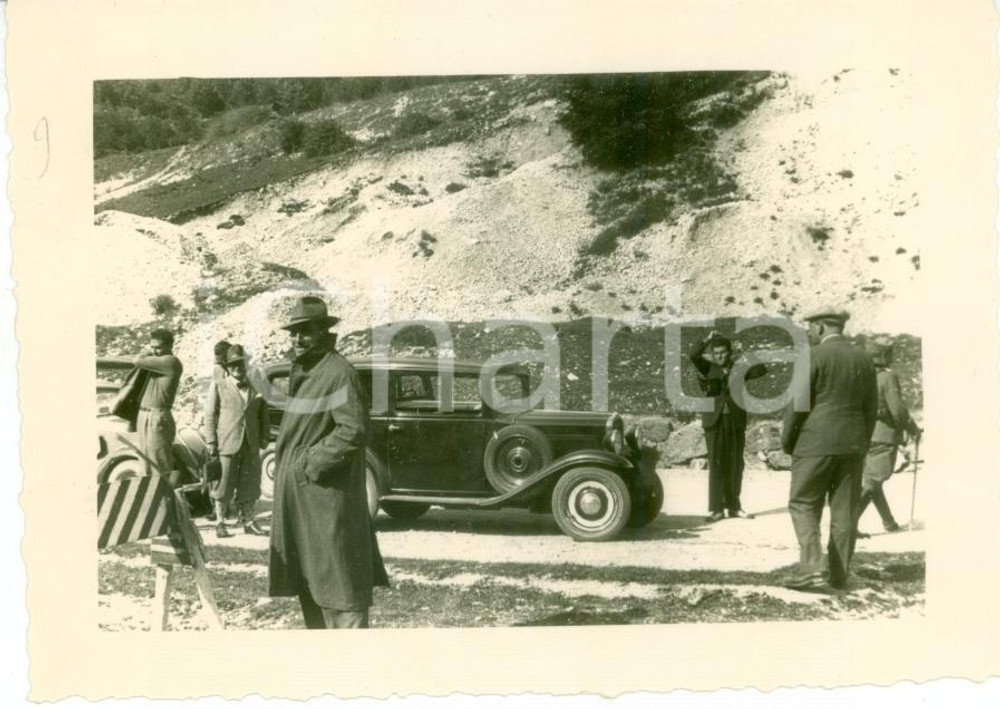 Fotografia d epoca originale 1936 BASSANO DEL GRAPPA VI Raduno 31Â° Regg.to Artiglieria arrivo ufficiali FOTO 1