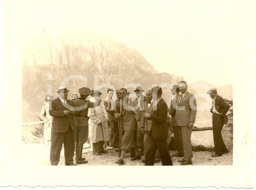 Fotografia d epoca originale 1936 BASSANO DEL GRAPPA Raduno 31Â° Reggimento Artiglieria gruppo di ufficiali 1