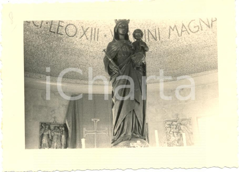 Fotografia d epoca originale 1936 MONTE GRAPPA Raduno 31 Regg.to Artiglieria Statua VERGINE Ossario Militare 1