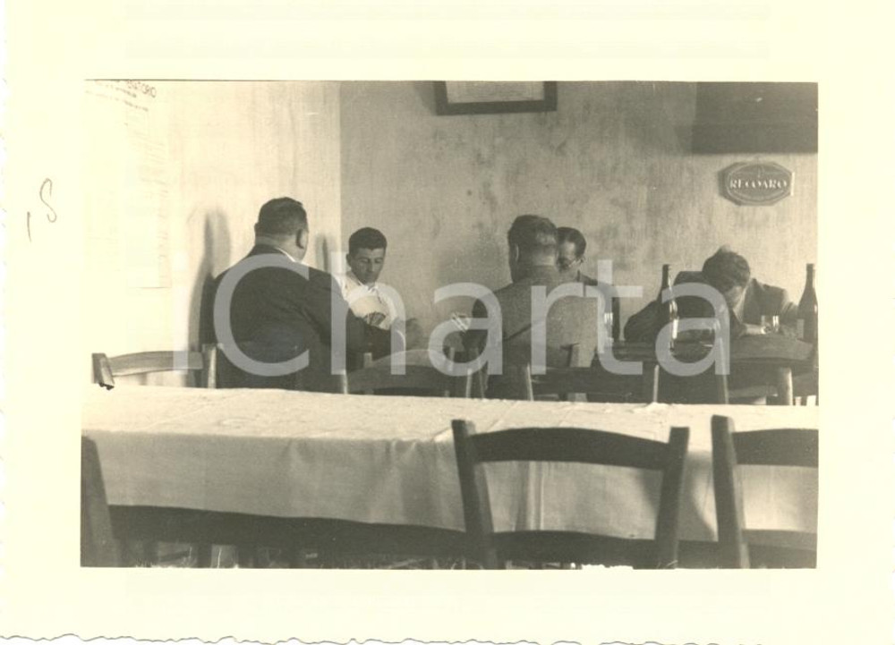 Fotografia d epoca originale 1936 BASSANO DEL GRAPPA Raduno 31Â° Regg.to Artiglieria Ufficiali pranzo RECOARO 1