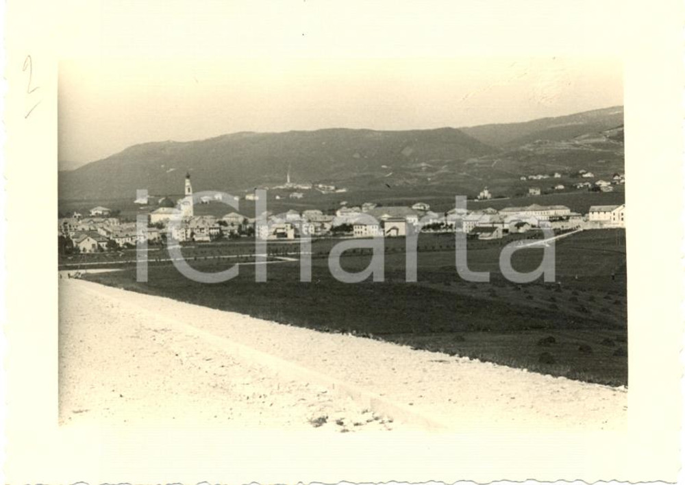 Fotografia d epoca originale 1936 BASSANO DEL GRAPPA Raduno 31 Reggimento Artiglieria Veduta della cittÃ  1