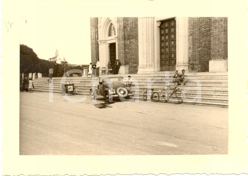 Fotografia d epoca originale 1936 BASSANO GRAPPA Raduno 31° Regg.to Artiglieria Uomini seduti a SAN GIOVANNI 1