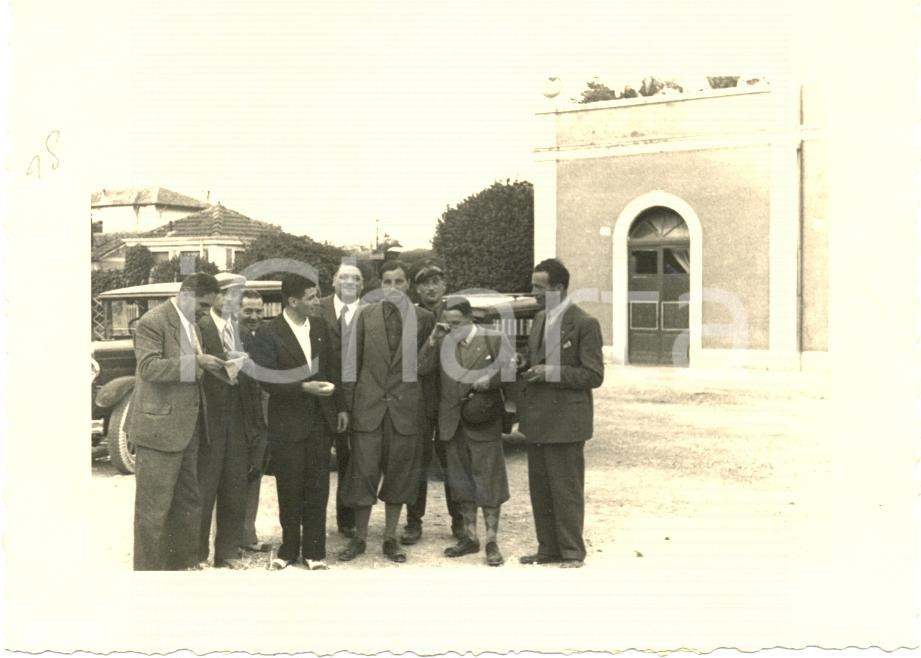 Fotografia d epoca originale 1936 BASSANO GRAPPA Raduno 31° Regg. Artiglieria Ufficiali sagrato SAN GIOVANNI 1