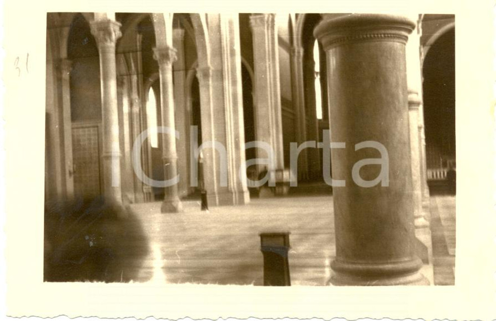 1936 BASSANO GRAPPA Raduno 31° Reggimento Artiglieria Navata chiesa SAN GIOVANNI