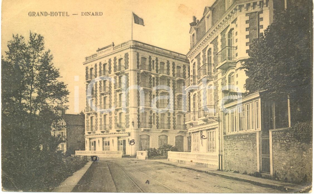 Cartolina originale da collezione 1920 ca. DINARD F Le Grand Hotel  Cartolina postale FP NV 1