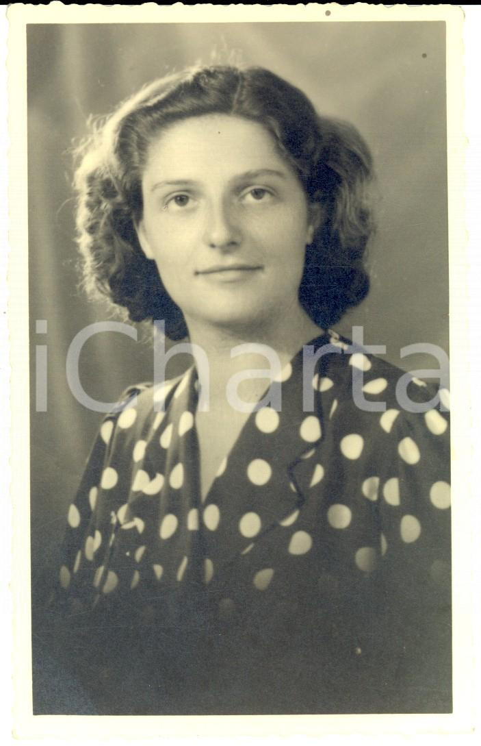 Fotografia d epoca originale 1944 STRESA VB Ritratto di Silvana ROTA Fotografia  FP 1