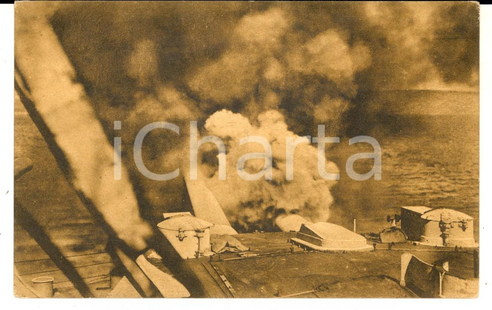 Cartolina originale da collezione 1915 ca WWI PROPAGANDA ITALIA L esperanto delle nostre Dreadnought Cartolina 1