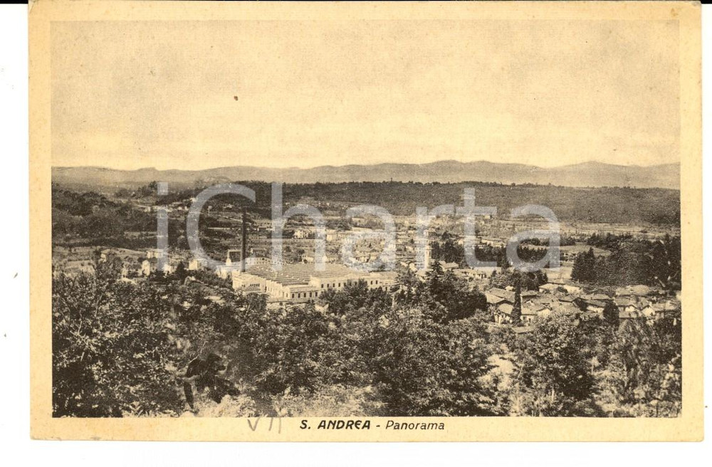 Cartolina originale da collezione 1934 COCQUIO TREVISAGO VA Veduta della frazione SANT ANDREA Cartolina FP VG 1