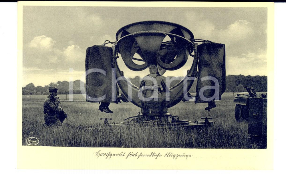 Cartolina originale da collezione 1940 ca WW2 Die WEHRMACHT  LUFTWAFFE Militari in esercitazione Postcard FP NV 1