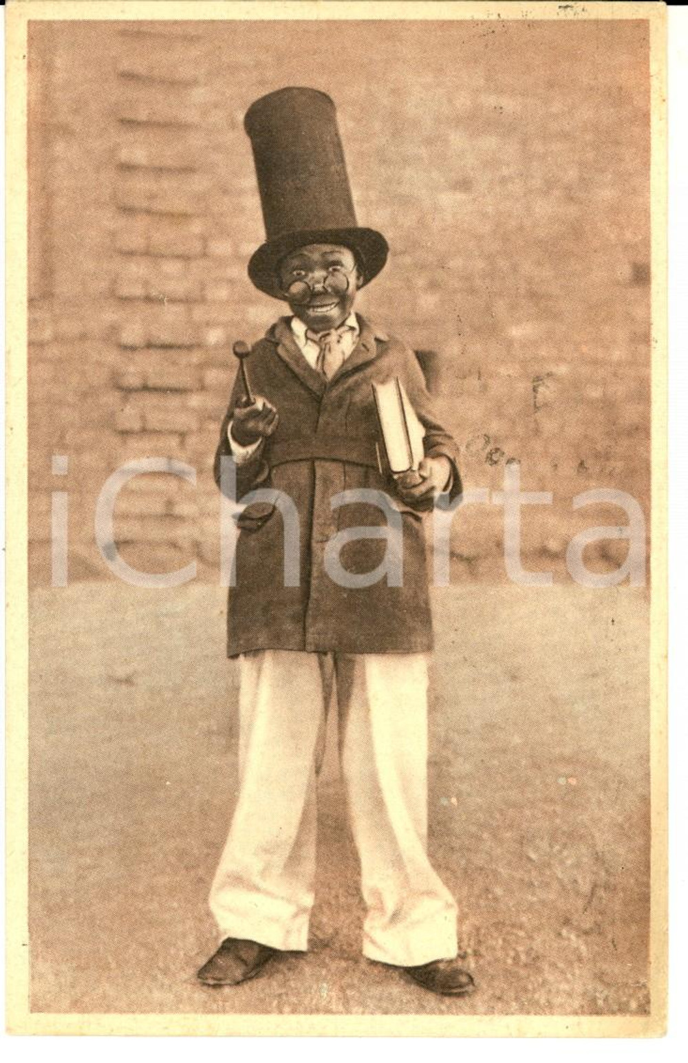 Cartolina originale da collezione 1957 ALIWAL SUDAFRICA Alunno scuola Cartolina PONTIFICIE OPERE MISSIONARIE 1