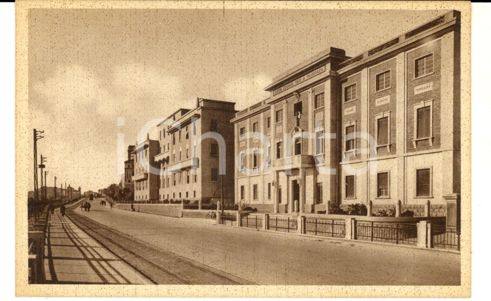 Cartolina originale da collezione 1940 ca IMPERIA Caserma del M. V. S. N. Cartolina postale FP NV 1