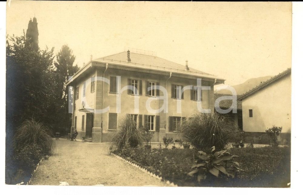 Cartolina originale da collezione 1916 PIANA DEL SALTO AT Casa signorile di campagna Foto cartolina VINTAGE 1