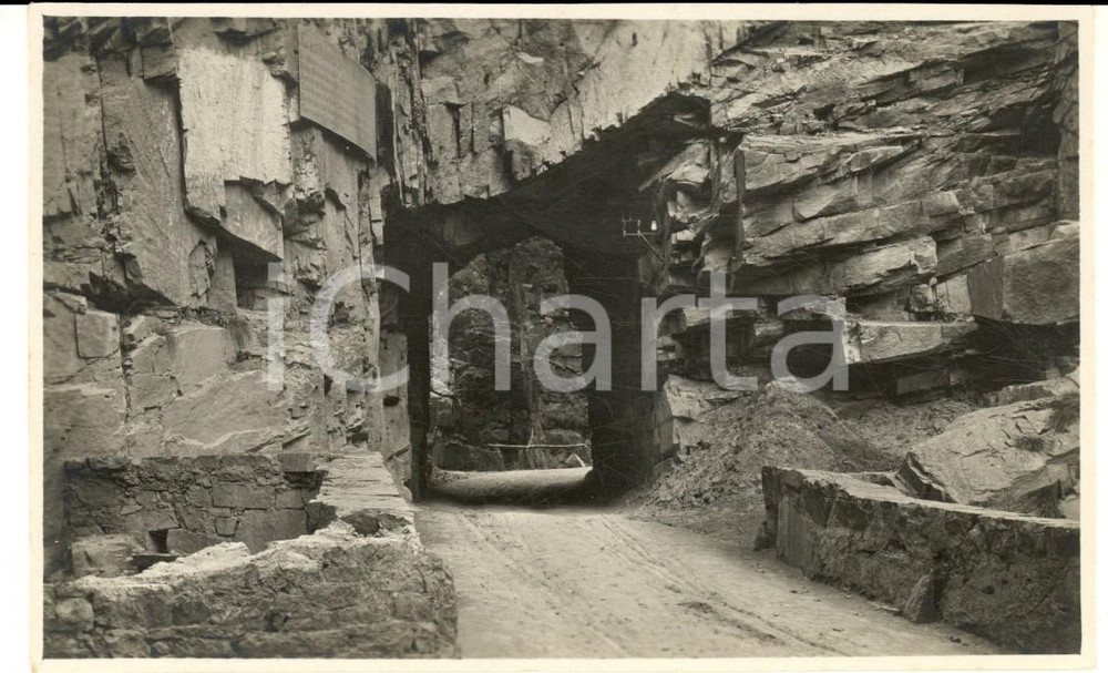 Cartolina originale da collezione 1920 ca EGGENTAL / VAL D EGA BZ Strada panoramica Cartolina WASSERMANN 1