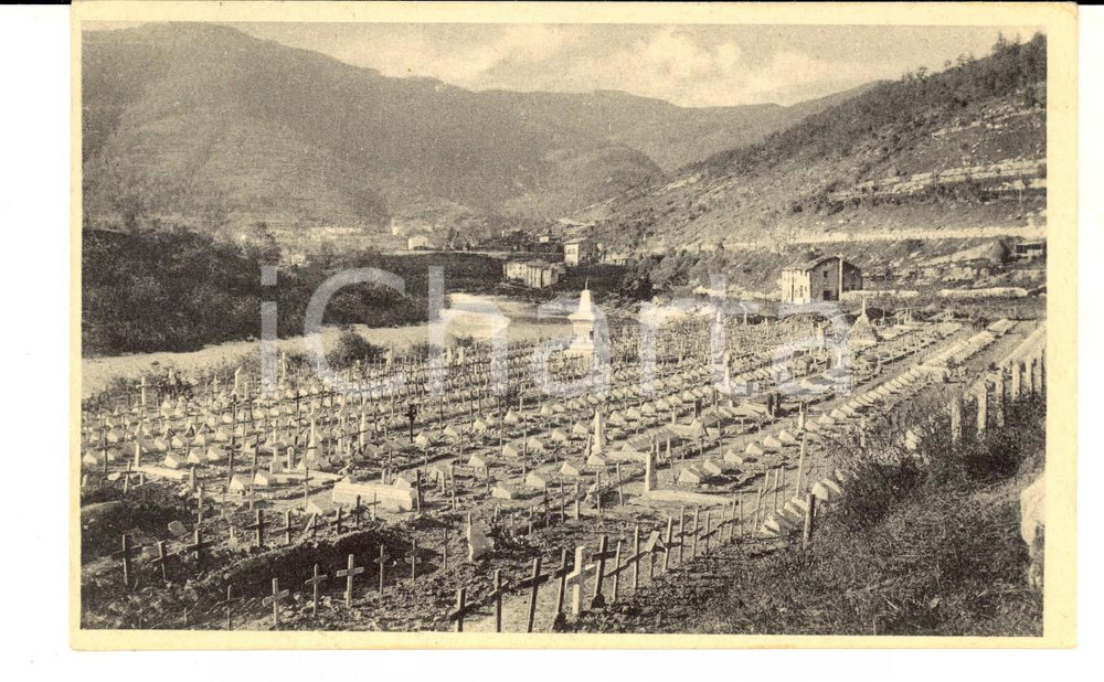 Cartolina originale da collezione 1920 ca GORIZIA Cimitero Generale PRELLI Cartolina postale FP NV 1