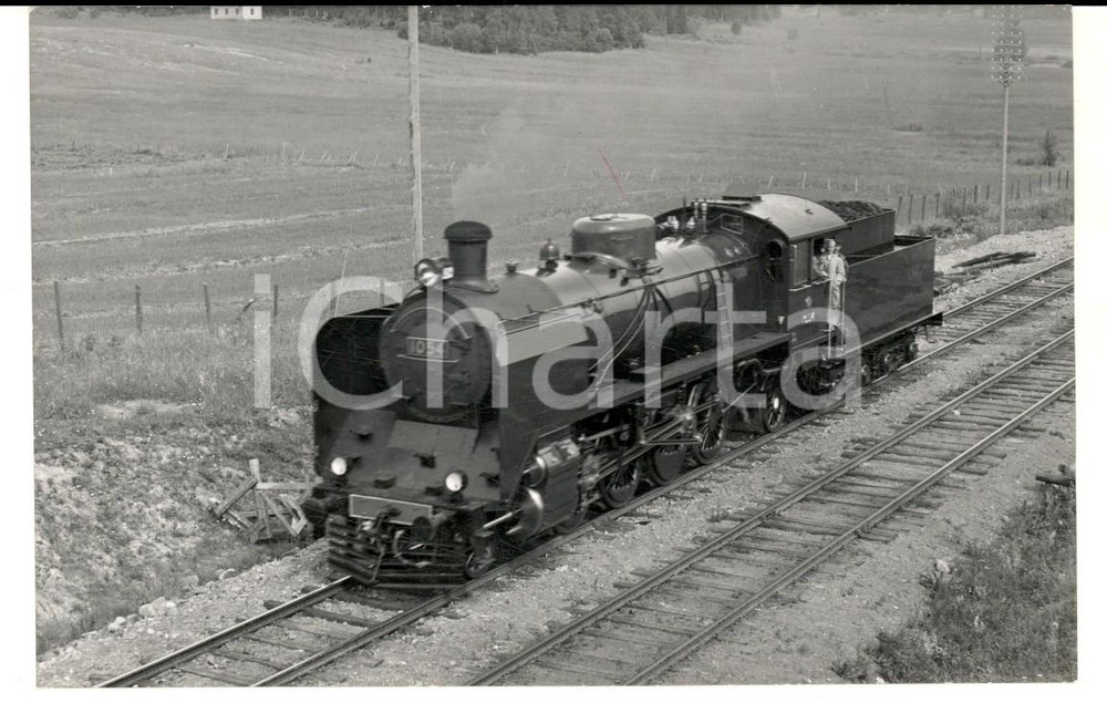 Fotografia d epoca originale 1954 FINNISH RAILWAYS VR Train Class Hr1 VINTAGE photo postcard 1