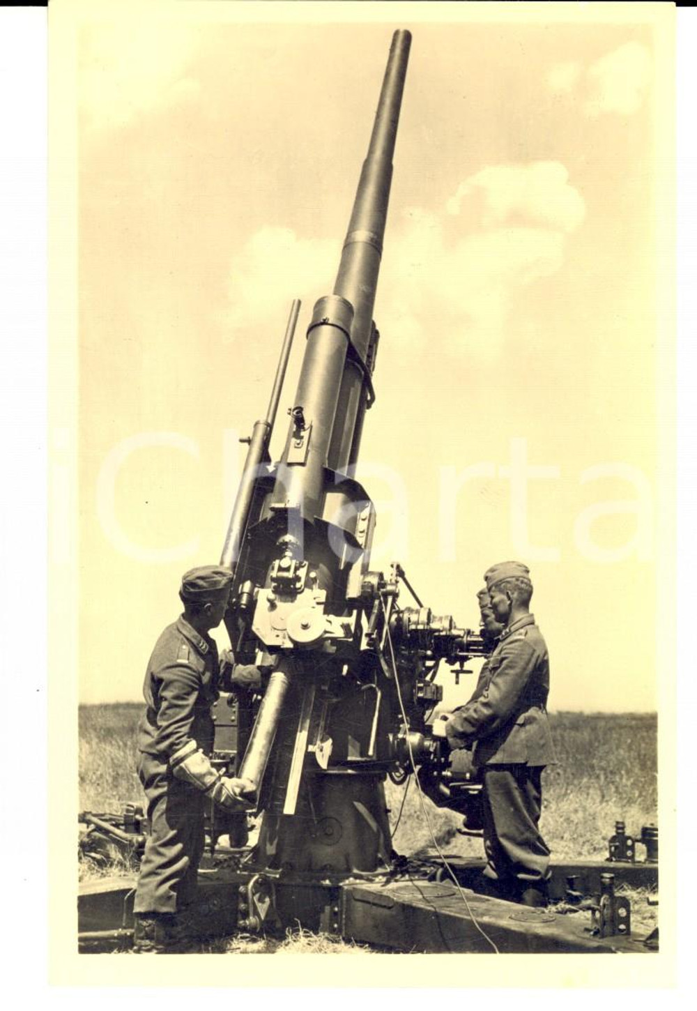 Cartolina originale da collezione 1940 ca WW2 Die WEHRMACHT  Militari in puntamento ECHTE Photographie Postcard 1