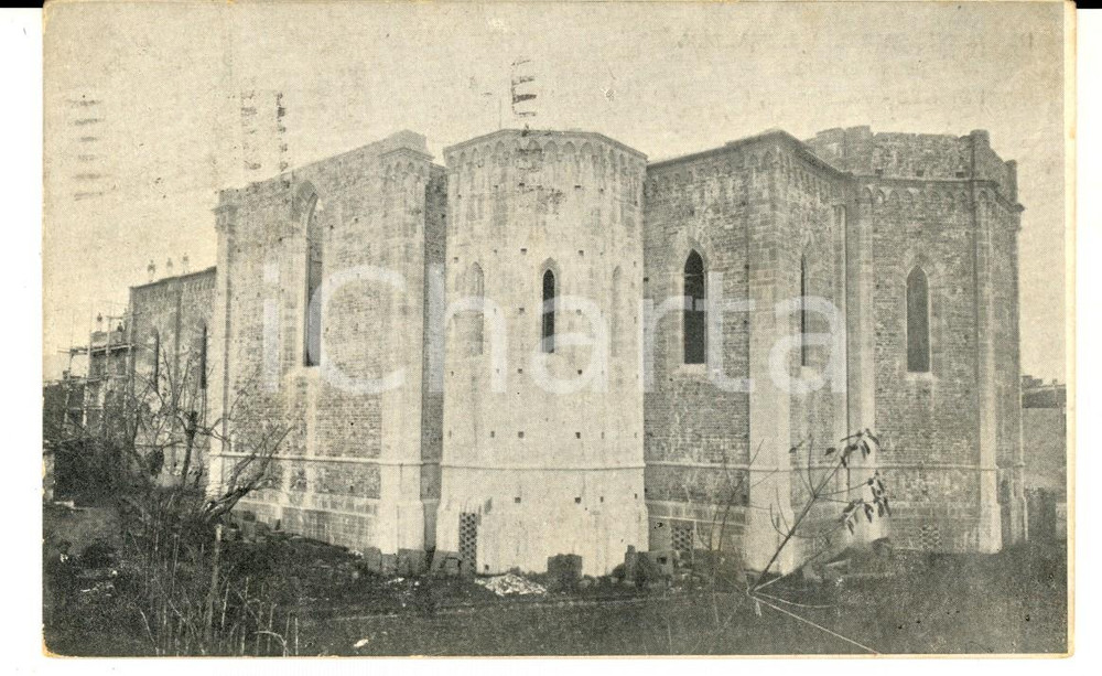 Cartolina originale da collezione 1922 FIRENZE Nuova chiesa della S. FAMIGLIA Cartolina postale FP VG 1