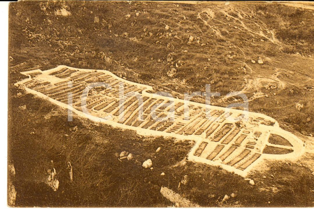 Cartolina originale da collezione 1915 ca PIAN DELLA FUGAZZA TN Cimitero a Dolomiti Cartolina postale FP NV 1