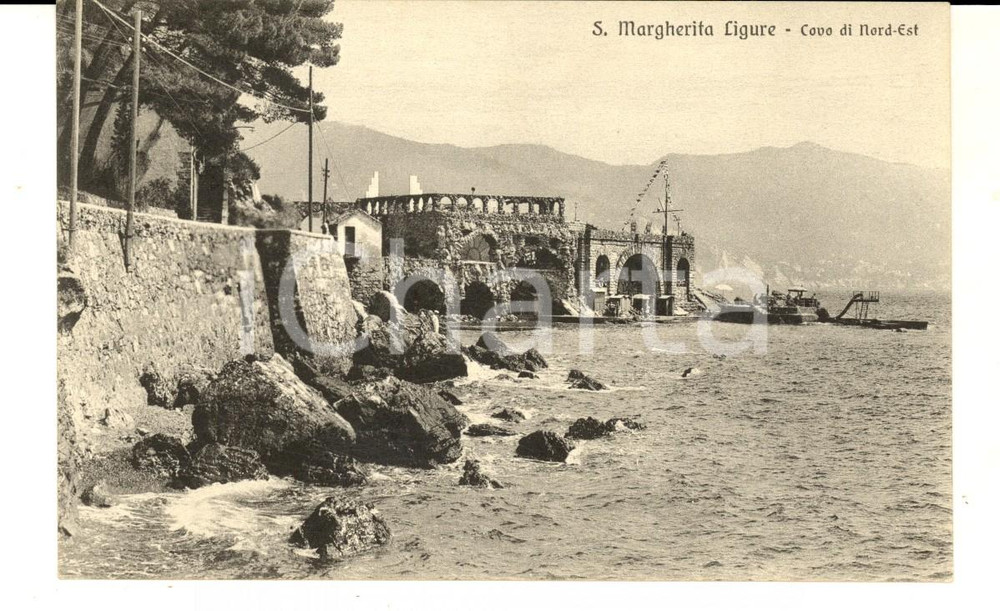 Cartolina originale da collezione 1939 SANTA MARGHERITA LIGURE GE Il Covo di NORDEST Cartolina FP VG 1