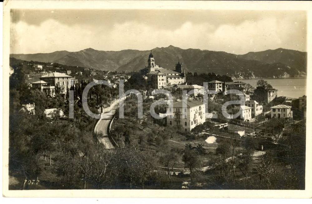 Cartolina originale da collezione 1933 SANTA MARGHERITA LIGURE GE Veduta di SAN GIACOMO DI CORTE Cartolina FP VG 1