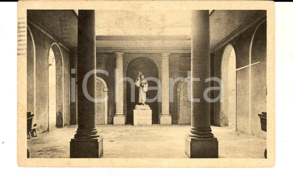Cartolina originale da collezione 1923 MILANO UniversitÃ  CATTOLICA del SACRO CUORE  Impluvium Cartolina FP VG 1