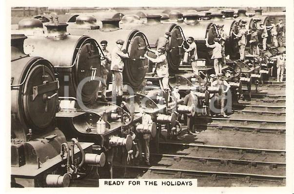 Oggetto da collezione cartaceo 1938 SENIOR SERVICE CIGARETTES British Railway  Ready for the holidays Card 11 1