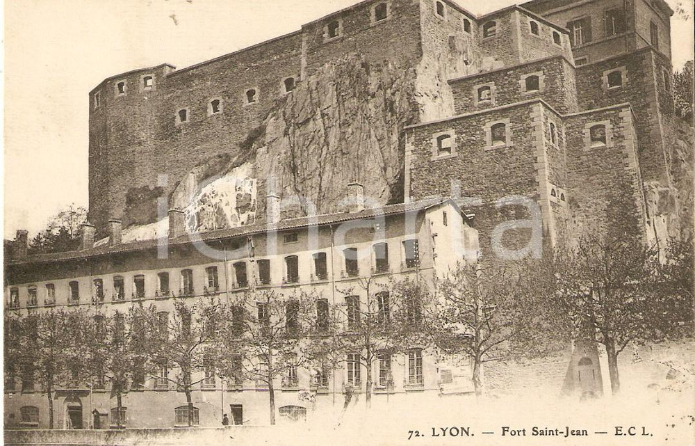 Cartolina originale da collezione 1935 ca LYON FRANCE Fort SAINTJEAN Cartolina FP NV 1